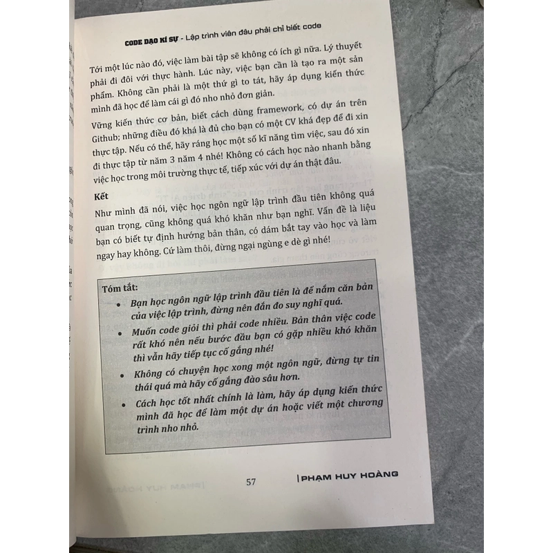 Code dạo ký sự - lập trình viên đâu phải chỉ biết code  304782