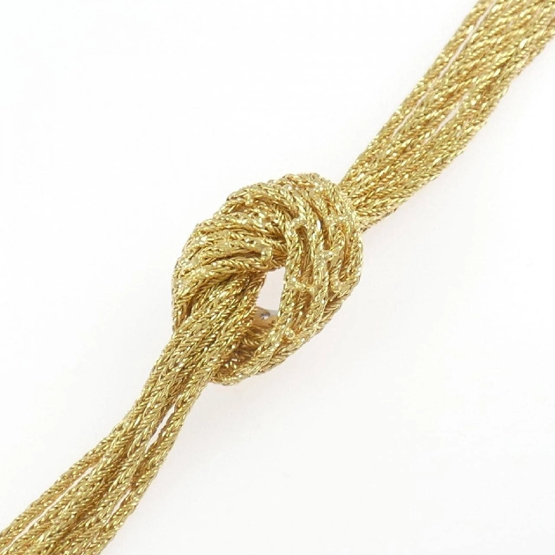 Vòng tay kim cương 750YG/750WG 0.12CT - Hàng hiệu Chính hãng 873430