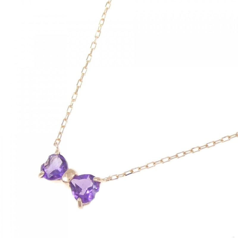 K10PG Ruy băng Amethyst Dây chuyền - Hàng hiệu Chính hãng 860551