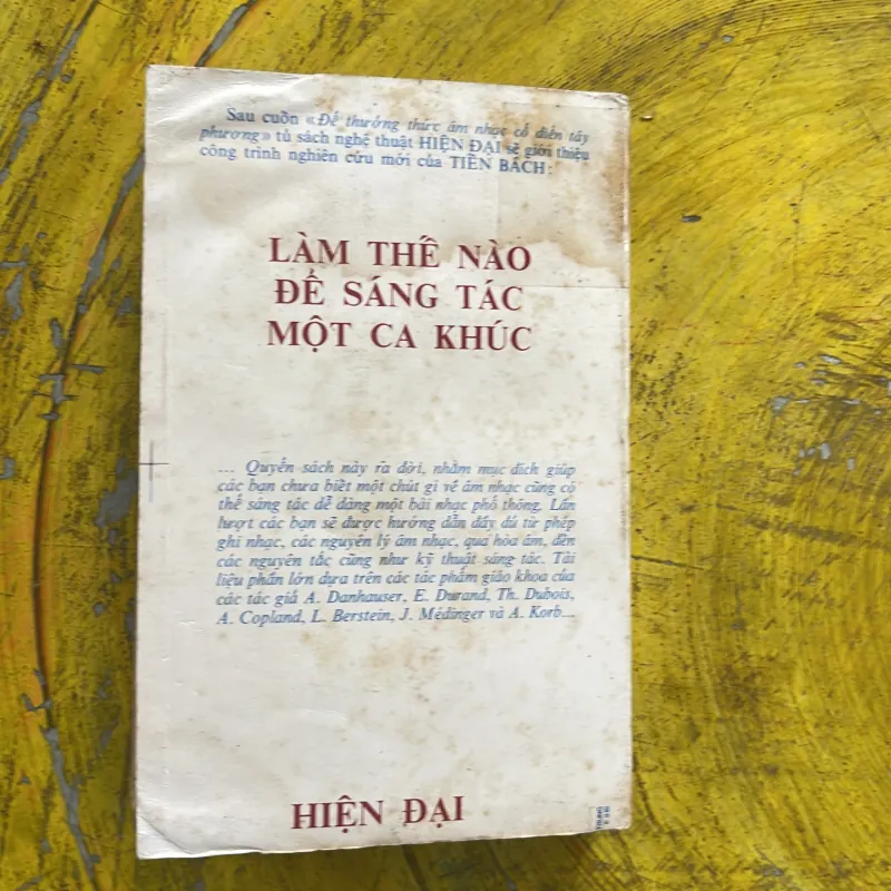 ĐỂ THƯỞNG THỨC ÂM NHẠC CỔ ĐIỂN TÂY PHƯƠNG - TIẾN BÁCH- xuất bản 1973 996854