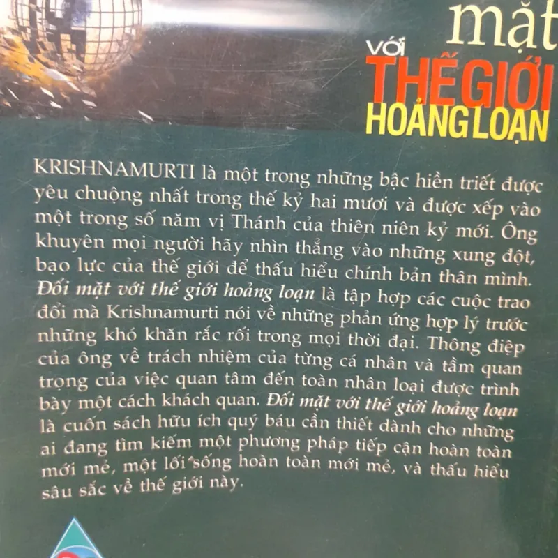 Krishnamutri - ĐỐI MẶT VỚI THẾ GIỚI HOẢNG LOẠN 754147
