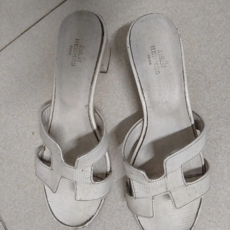 Dép nữ 3 cm trắng  590328