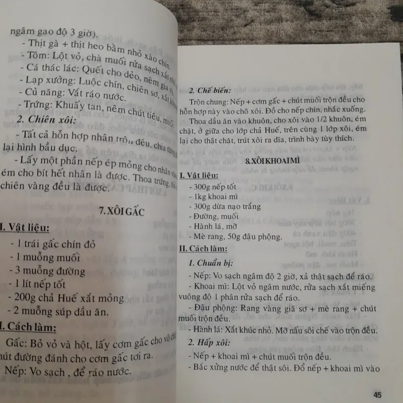 Các món ăn chế biến từ GẠO NẾP. TG Từ Trang 737806