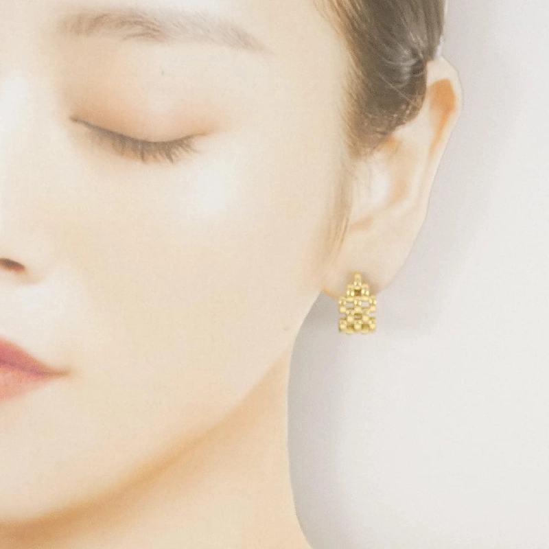 K18YG Bông tai - Hàng hiệu Chính hãng 870219