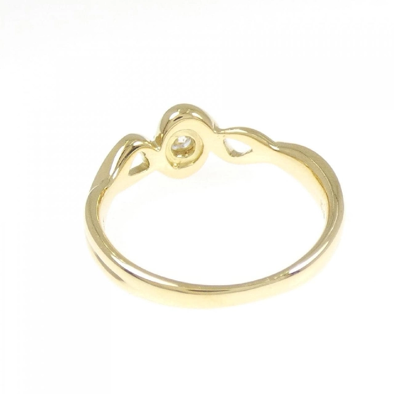 Nhẫn kim cương K18YG 0.120CT 667502