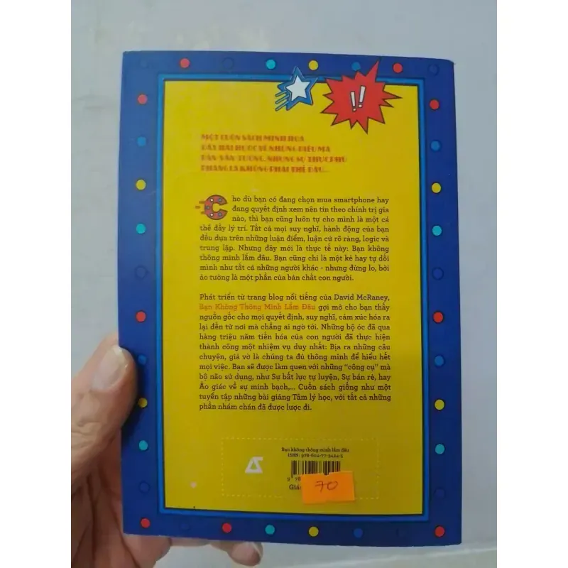 Sách - Bạn Không Thông Minh Lắm Đâu - TG: David McRaney 931619