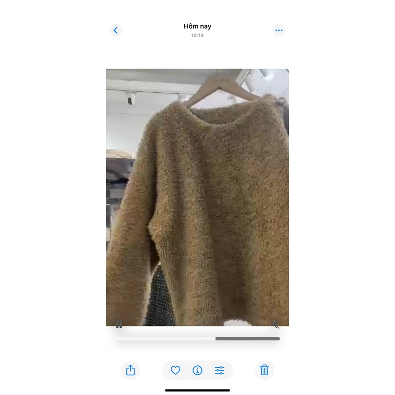 áo lông xù uniqlo 544167