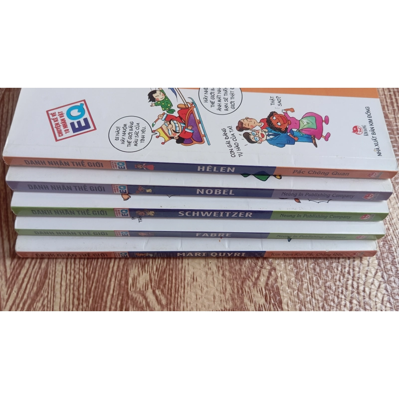 COMBO 5 QUYỂN TRUYỆN DANH NHÂN THẾ GIỚI- PẮC ChÔNG QUAN&NEUNG IN PUBLISHING COMPANY 531772