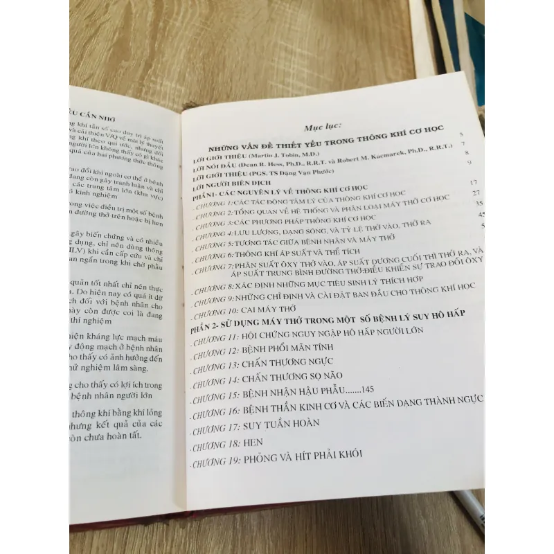 Những Vấn Đề Thiết Yếu Trong Thông Khí Cơ Học –  934648