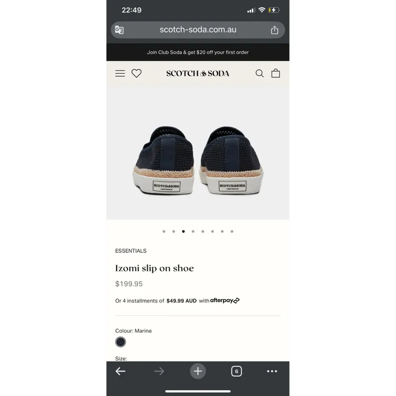 Giầy scot soda 600946