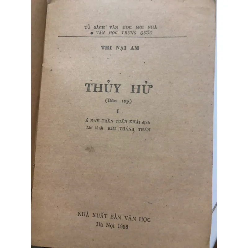 Trọn bộ 4 tập Thủy Hử - Thi Nại Am - Tiểu thuyết dã sử, kiếm hiệp 1047798