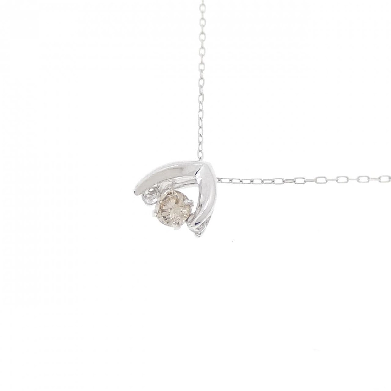 K18WG Dây chuyền kim cương 0.10CT - Hàng hiệu Chính hãng 863784