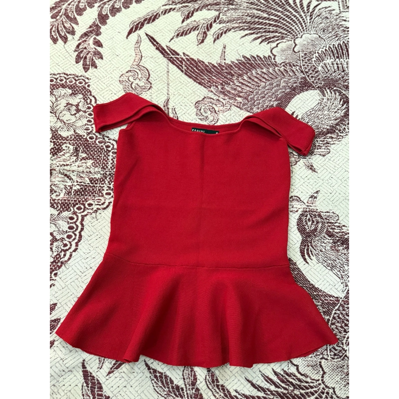 Áo peplum đỏ size S-M 463310