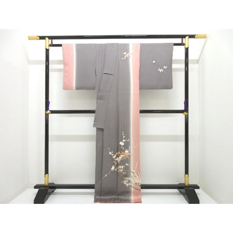 Áo kimono thăm viếng chế tác vàng Yūzen - Hàng hiệu Authentic 875292