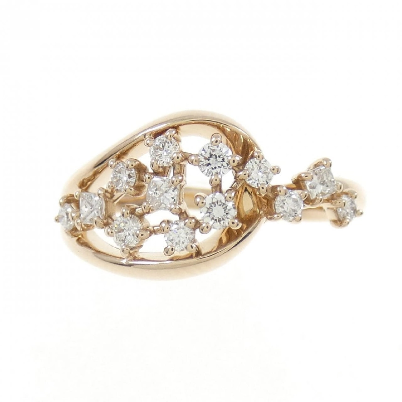 Nhẫn kim cương K18PG 0.35CT 672319