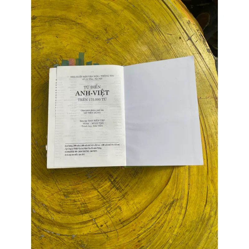 COMBO TỪ ĐIỂN VIỆT - ANH & TỪ ĐIỂN ANH- VIỆT  BÌA CỨNG KHỔ 14,5 x 20,5 731054