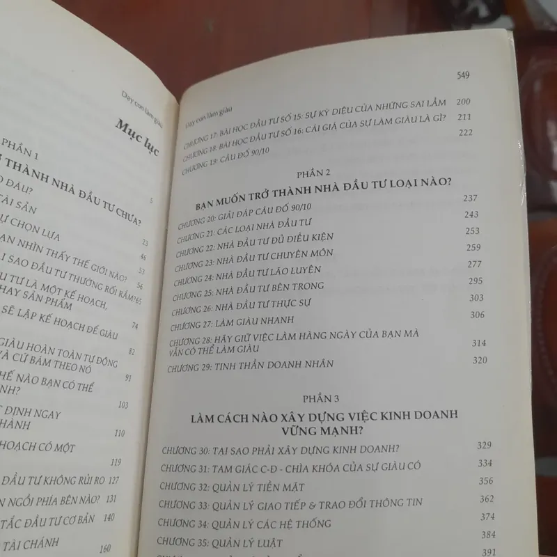 DẠY CON LÀM GIÀU tập III, hướng dẫn đầu tư để trở thành Nhà Đầu Tư Lão Luyện 562635