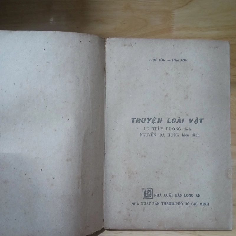 Truyện Loài Vật (Xb 1986) - E Xêtơn Tômxơn 546442