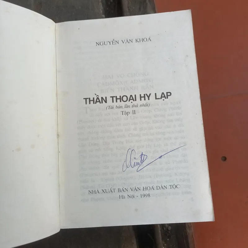 Thần Thoại Hy Lạp- Nguyễn Văn Khỏa 694033