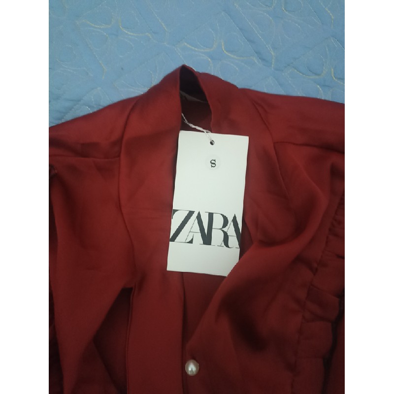 Áo sơ mi nữ ZARA tay dài 23417