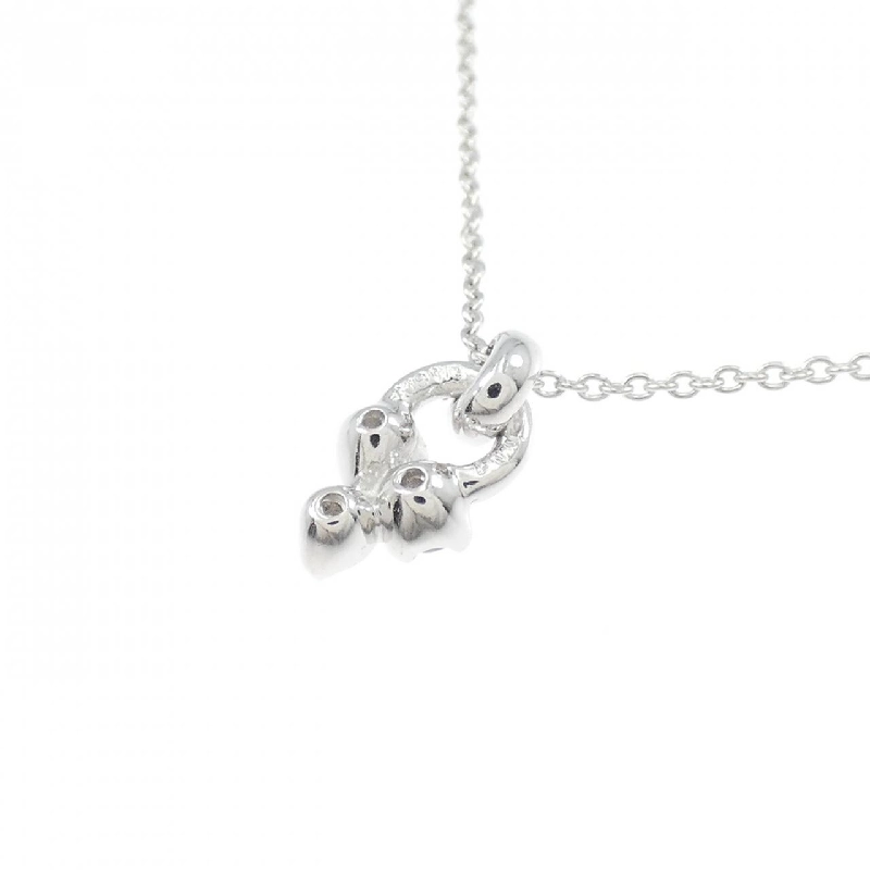 Dây chuyền kim cương K18WG 0.07CT - Hàng hiệu chính hãng 860884