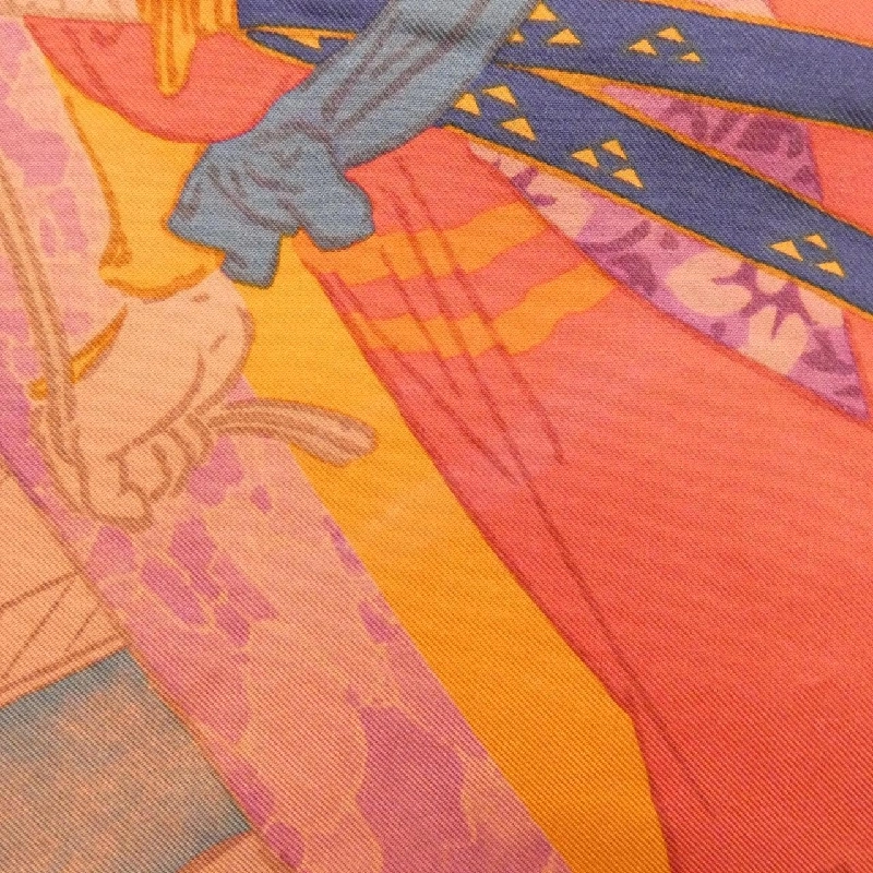 Khăn lụa HERMES LES ARTISAN D'HERMES - Hàng hiệu Authentic 772555