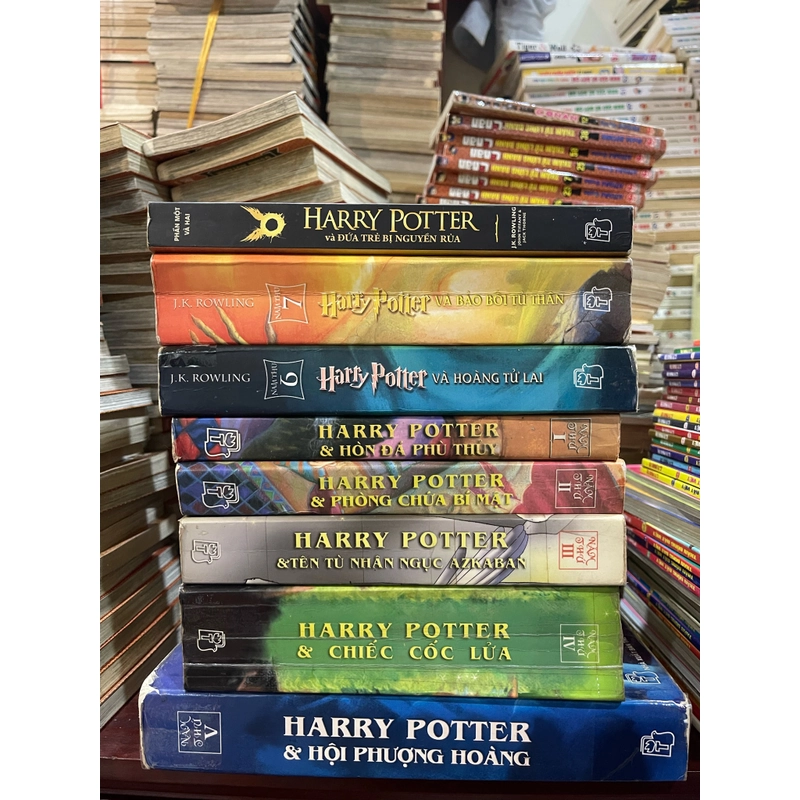 Harry Potter full bộ 7 tập bìa hoạt hình( số la mã) 325728