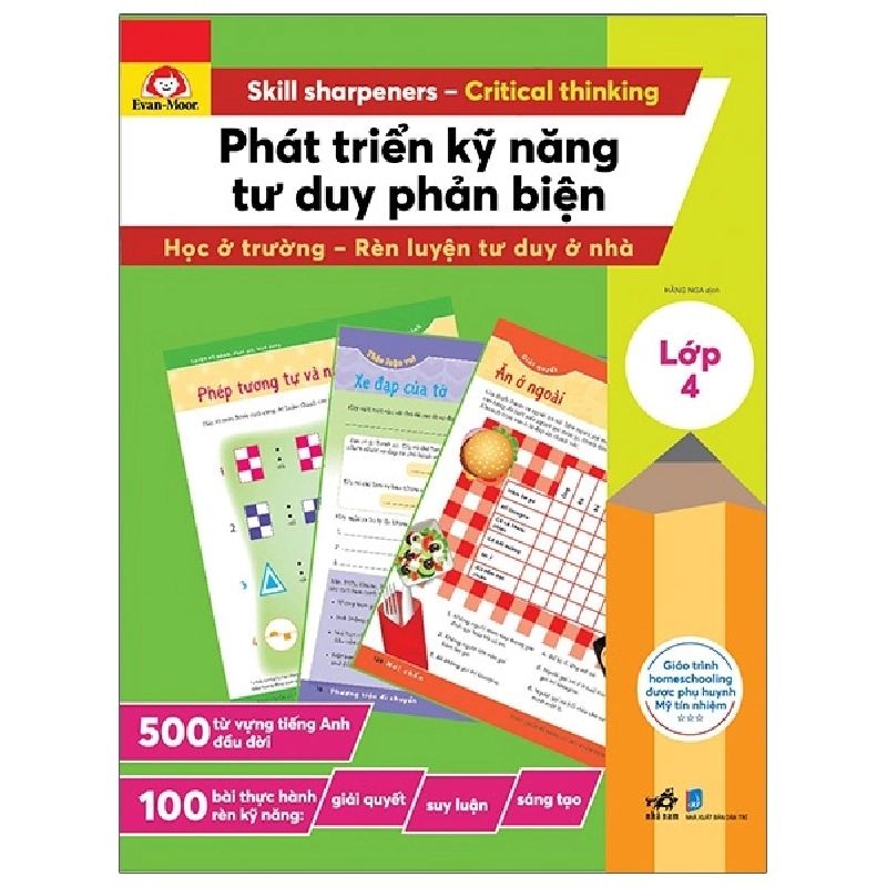 Phát triển kỹ năng tư duy phản biện - Lớp 4 - Evan-Moor 2020 New 100% HCM.PO 30041