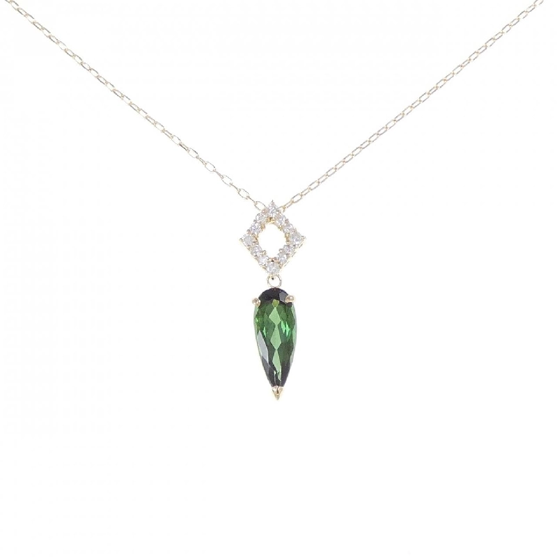 K18YG Tourmaline Necklace 1.34CT - Hàng hiệu Authentic 860892