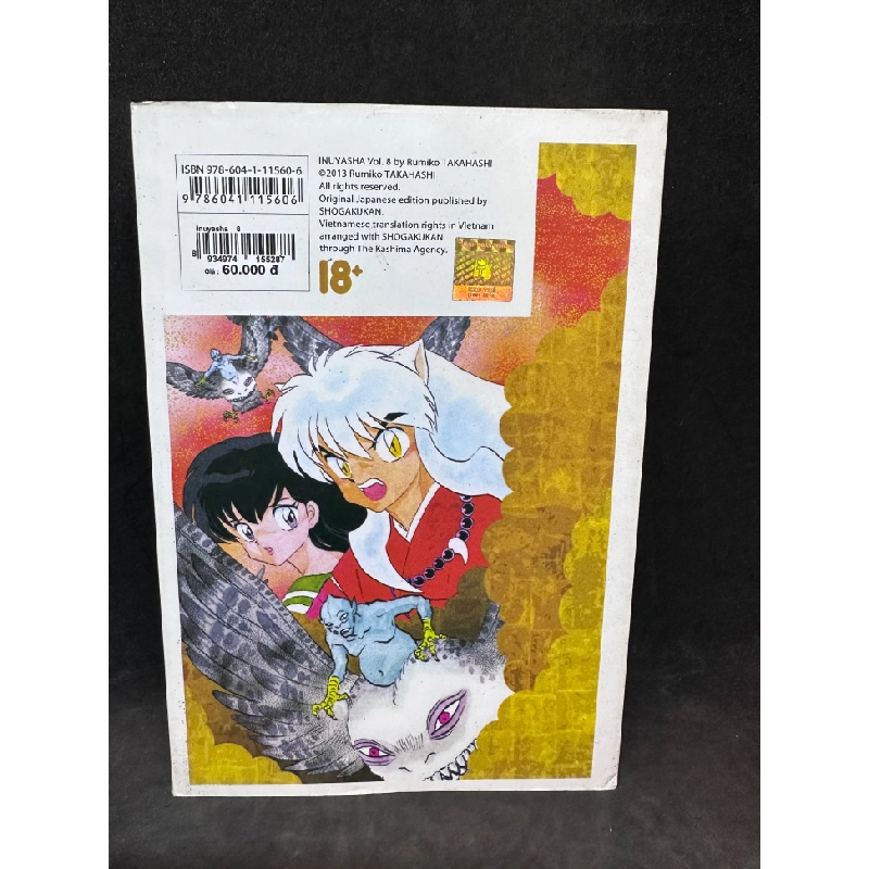 Inuyasha tập 8. Mới 85% (ố nhẹ) SBM2812 Oreka-Blogmeo 61497