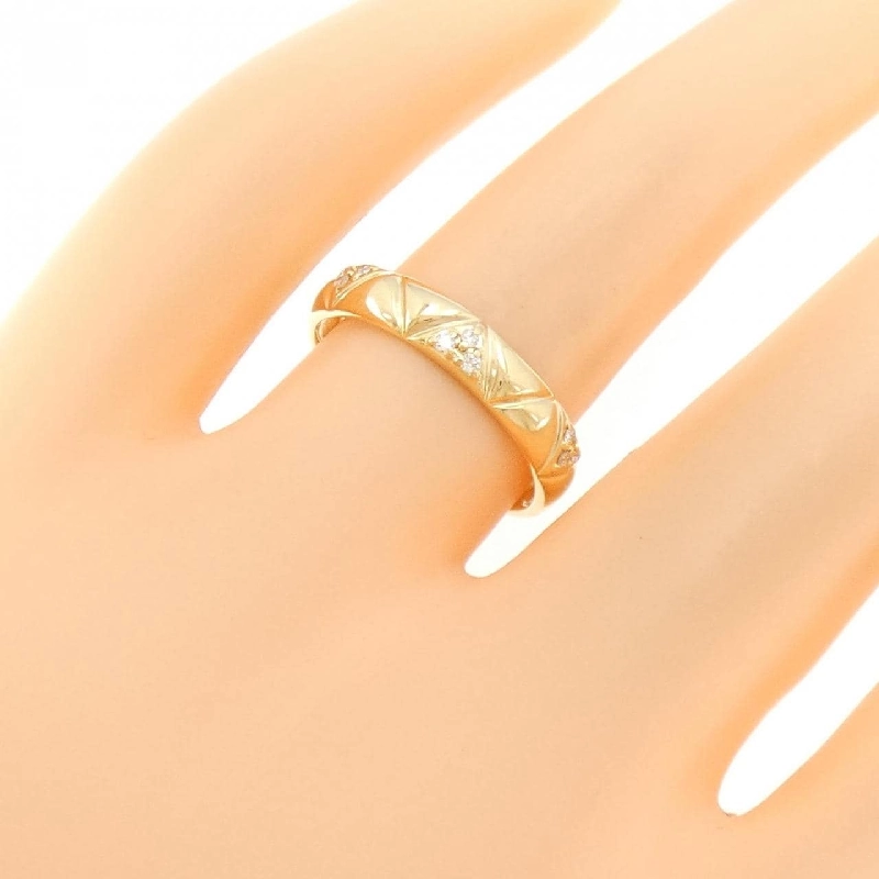 Nhẫn kim cương K18YG 673219