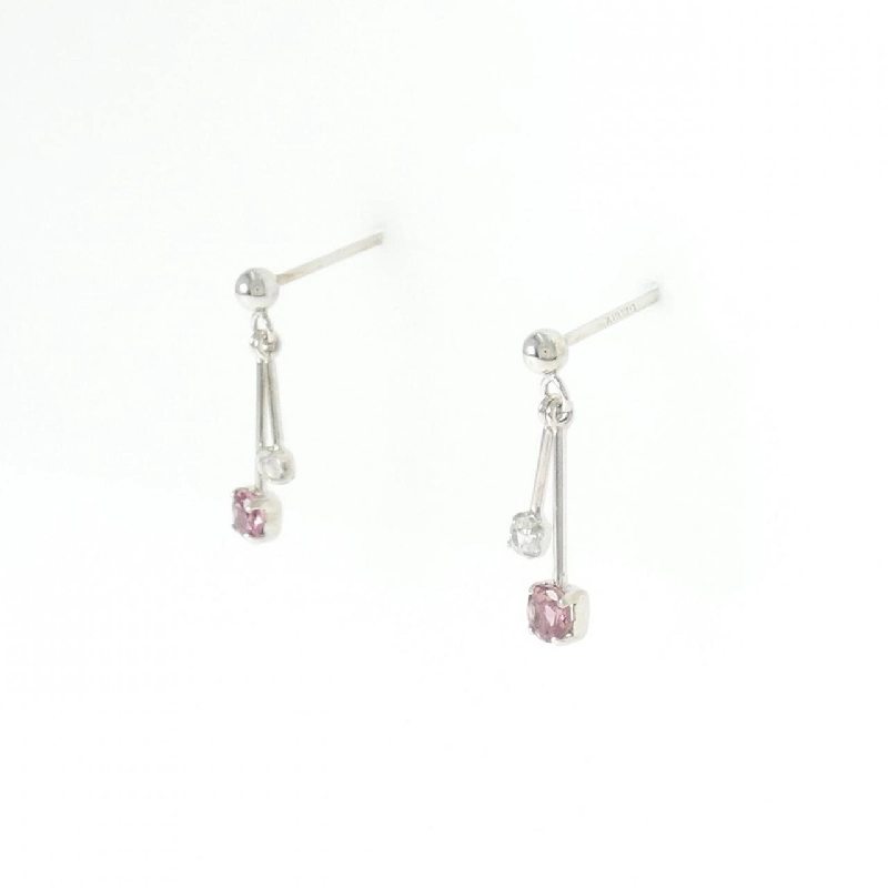 K18WG Tourmaline Bông tai - Hàng hiệu Chính hãng 869356