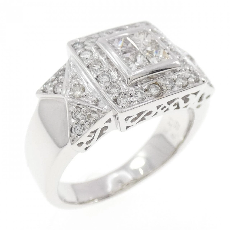 Nhẫn kim cương K18WG 0.41CT 668588