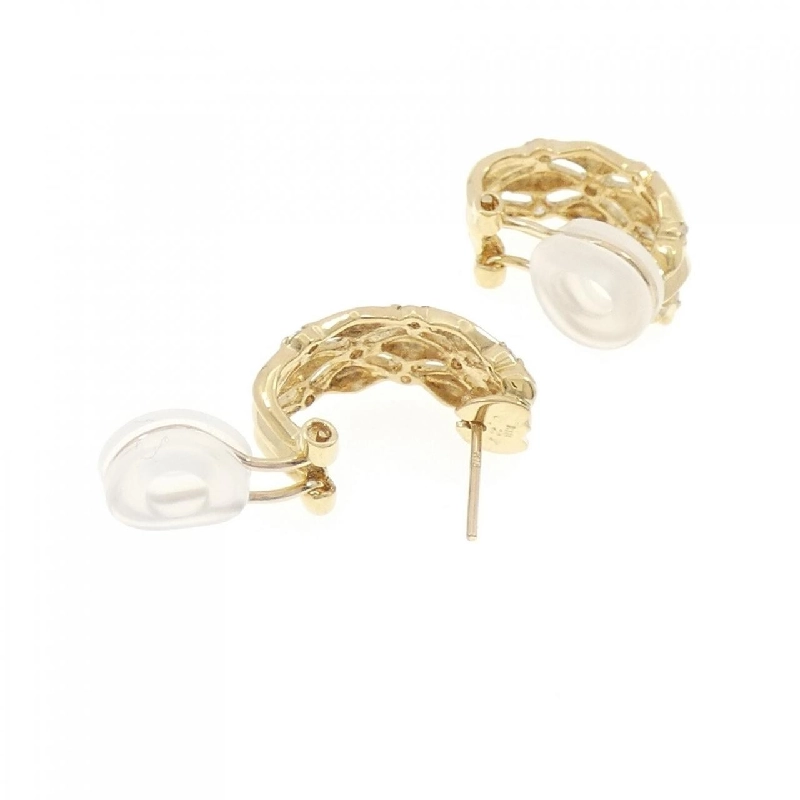 K18YG Bông tai/Khuyên tai kim cương 0.27CT - Hàng hiệu Chính hãng 868080