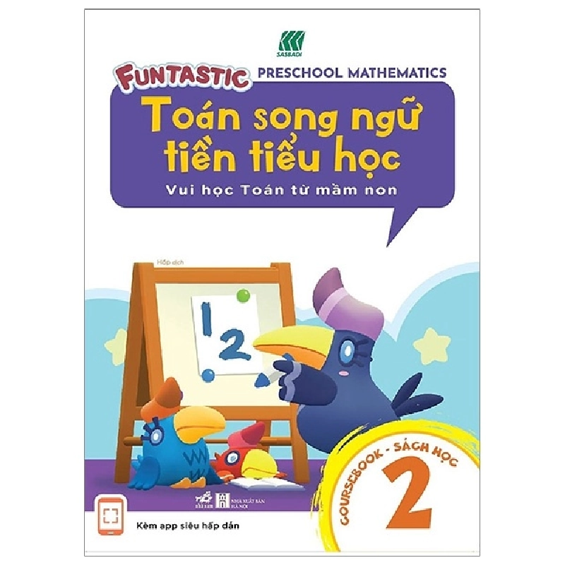 Toán song ngữ tiền tiểu học - sách học 2 - Sasbadi 2019 New 100% HCM.PO 346321