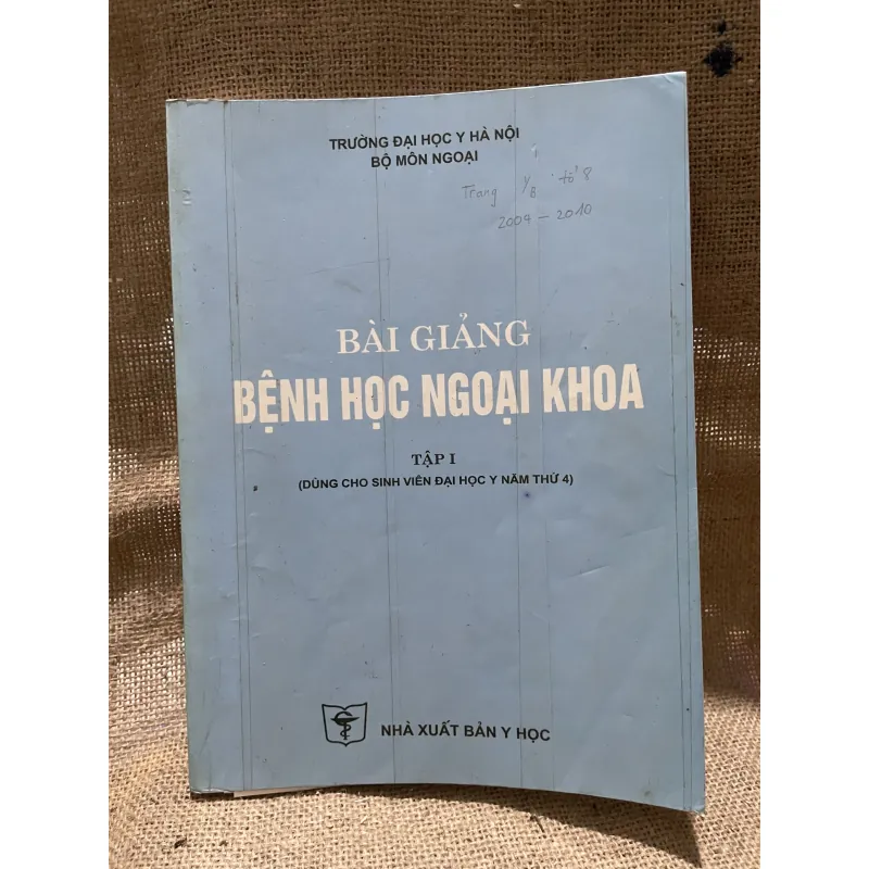 Bài giảng bệnh học nội khoa - dùng cho sinh viên Trường Thi năm thứ thứ 4-  799777