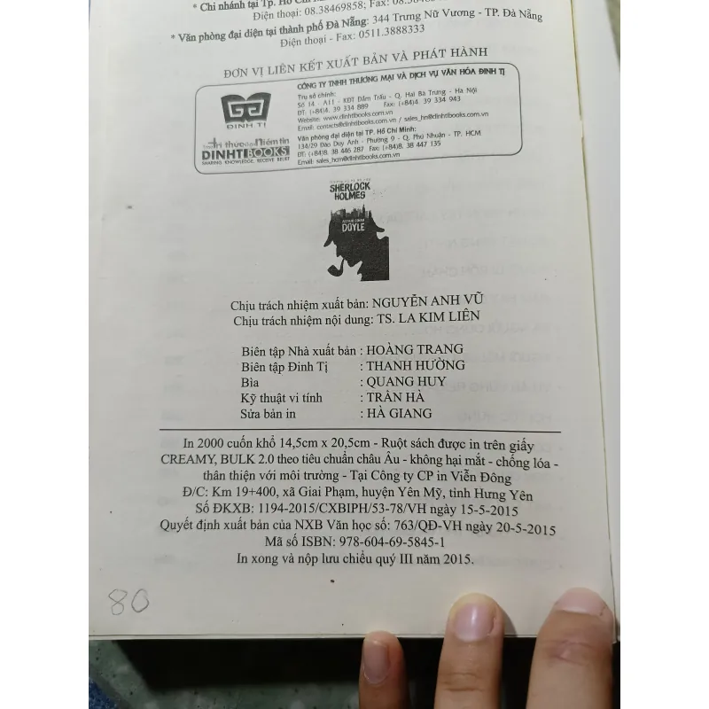 Những vụ kỳ án của Sherlock Holmes - Arthur Conan Doyle 974073