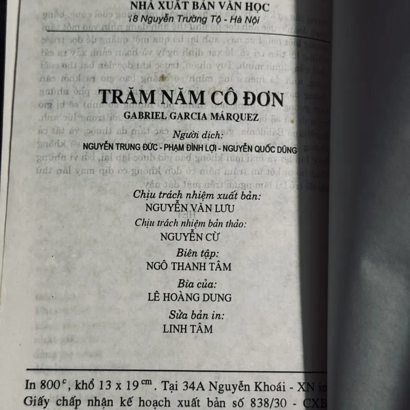 Trăm năm cô đơn 996358