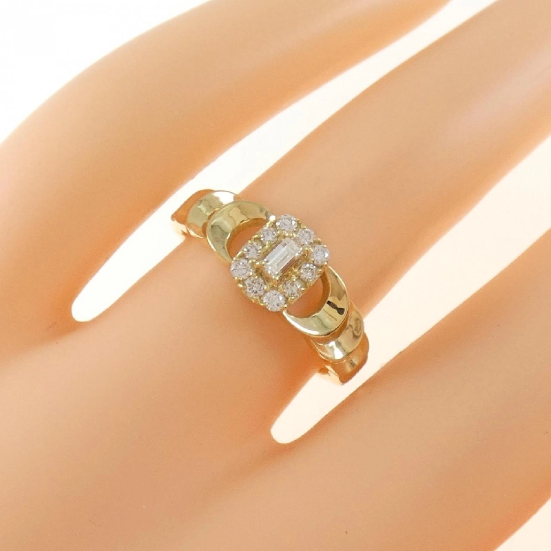 【Sản phẩm mới】Nhẫn kim cương K18YG 0.20CT 673299