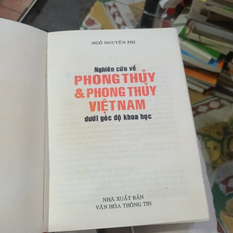 Nghiên Cứu Phong Thủy & Phong Thủy Việt Nam dưới góc độ khoa học - Ngô Nguyên Phi 1031400