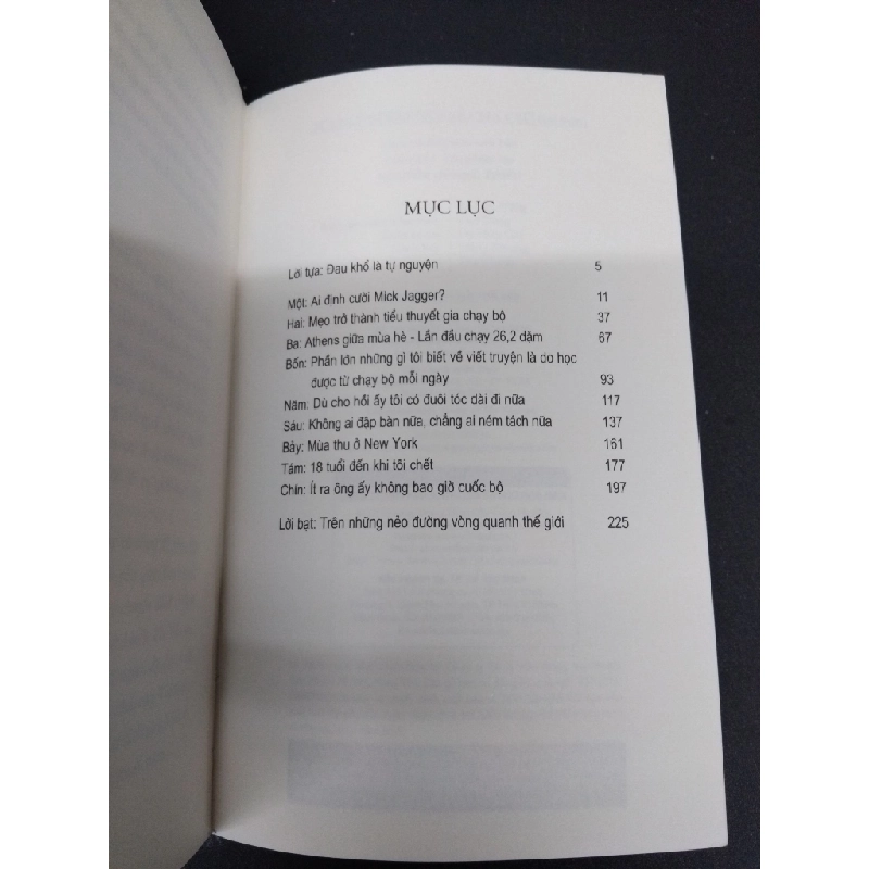 Tôi nói gì khi nói về chạy bộ mới 80% ố nhẹ, có viết trang đầu 2019 HCM1410 Haruki Murakami SỨC KHỎE - THỂ THAO 304009