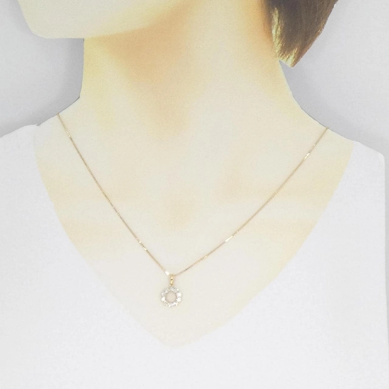 K18YG Dây chuyền kim cương 0.51CT - Hàng hiệu chính hãng 860942