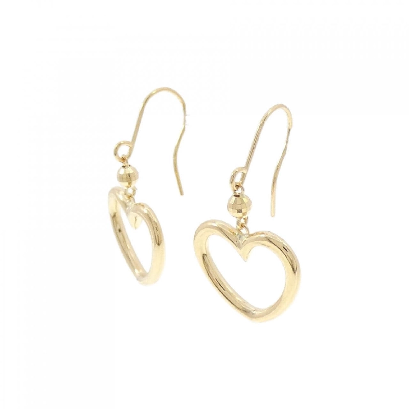 K18YG Bông tai hình trái tim - Hàng hiệu Chính hãng 867332