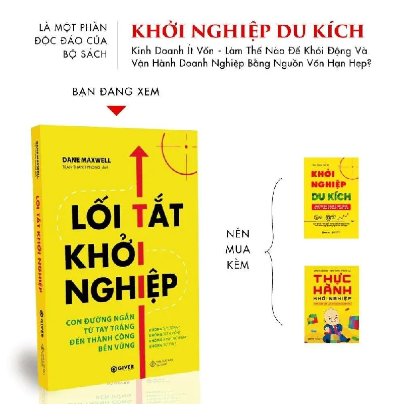 Lối Tắt Khởi Nghiệp - TRẦN THANH PHONG - GIVER BOOKS - MARKETING KINH DOANH 595452