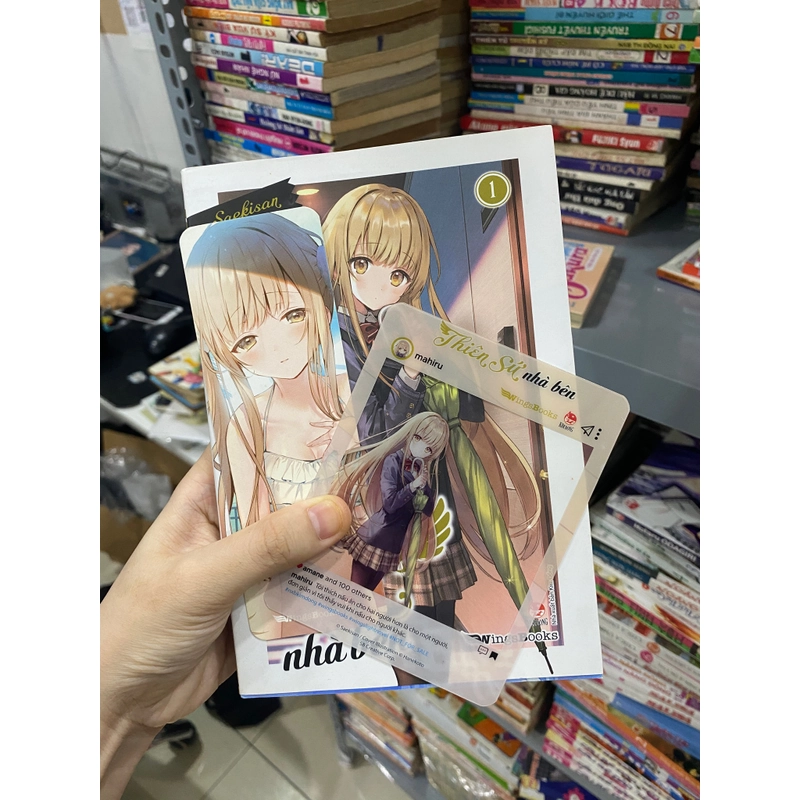 Truyện Thiên Sứ Nhà Bên (tập 1) tặng bookart , card cứng như ảnh 442284