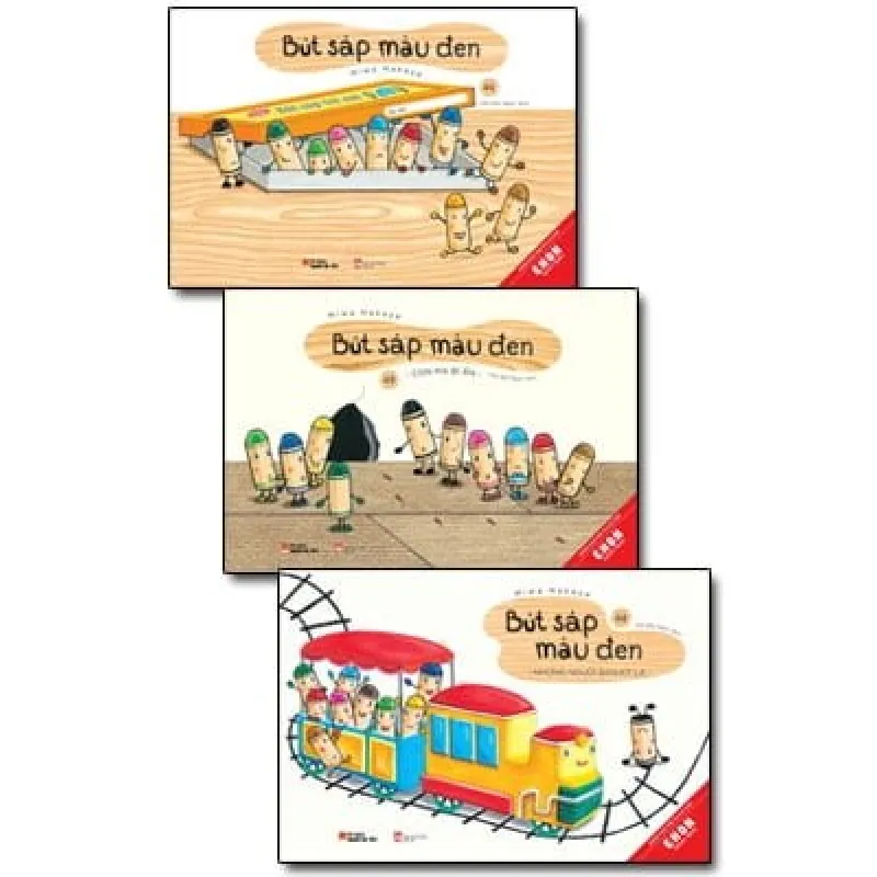 Bút Sáp Màu Đen (Bộ 3 Tập) - Miwa Nakaya 691151