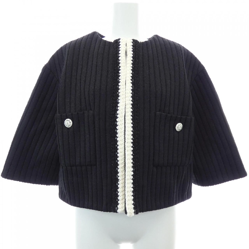 CHANEL P71829V63372 22C Áo khoác không cổ - Hàng hiệu Chính hãng 821641