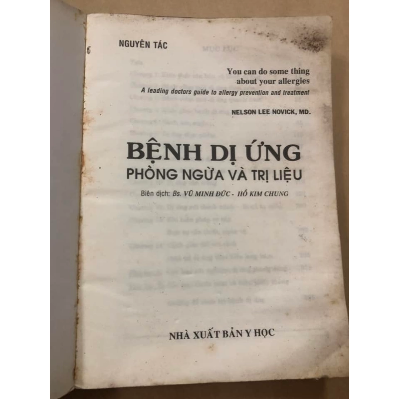 Sách Bệnh dị ứng phòng ngừa & trị liệu - Nelson Lee Novick 306321