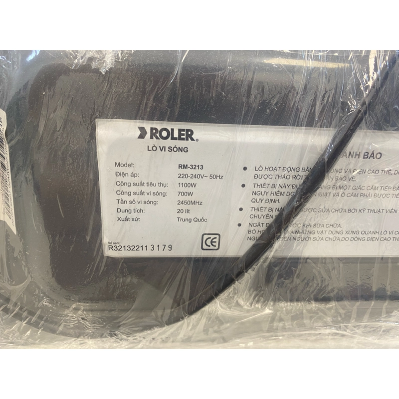 Lò vi sóng ROLER RM-3213 20l cũ 532086