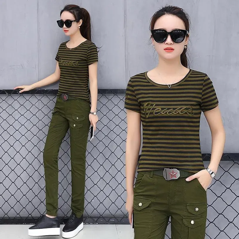 Sét bộ đồ lính kaki nữ có bigsize 754865